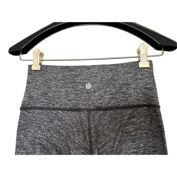 Lululemon Wunder Under Pants Leggings Heather Gray Hi-Rise Size 6 - Picture 3 of 6
